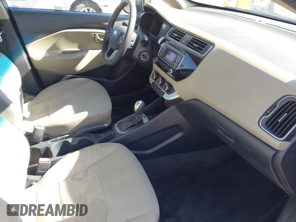 2016 Kia Rio LX with VIN KNADM4A32G6648191, listed as a IAAI auction lot 41925984 with 187,116 mi miles. Bid and sale history available at carsss.com. Image 5.