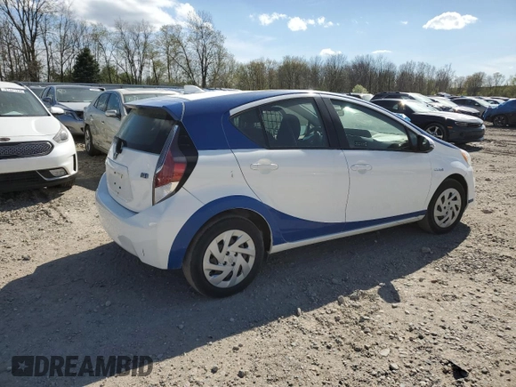 2016 Toyota Prius One with VIN JTDKDTB36G1125157, listed as a Copart auction lot 53325425 with 141,263 mi miles and Clean Title. Bid and sale history available at DreamBid. Image 3.