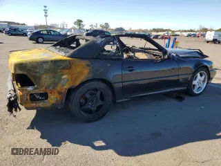 2000 Mercedes-Benz SL-Class with VIN WDBFA68F8YF195078, listed as a Copart auction lot 48329565 with Not Provided miles and Salvage Title. Bid and sale history available at carsss.com. Image 3.