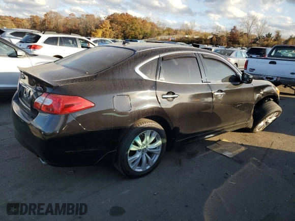 2011 Infiniti M37 with VIN JN1BY1ARXBM374134, listed as a Copart auction lot 76784864 with 0 mi miles and Salvage Title. Bid and sale history available at carsss.com. Image 3.