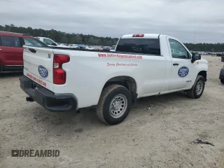 2023 Chevrolet Silverado 1500 Work Truck with VIN 3GCNAAED0PG104319, listed as a Copart auction lot 42690305 with 24,108 mi miles and Salvage Title. Bid and sale history available at carsss.com. Image 3.