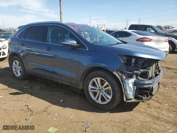 2019 Ford Edge SEL with VIN 2FMPK4J97KBB41108, listed as a Copart auction lot 49675545 with 106,042 mi miles and Non Repairable. Bid and sale history available at carsss.com. Image 4.