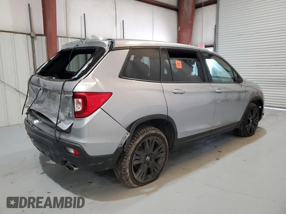 2021 Honda Passport Sport with VIN 5FNYF8H24MB004016, listed as a Copart auction lot 58739474 with 85,373 mi miles and Non repairable. Bid and sale history available at DreamBid. Image 3.
