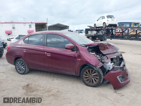 2017 Mitsubishi Mirage G4 SE with VIN ML32F4FJXHHF19834, listed as a IAAI auction lot 41309253 with 101,491 mi miles. Bid and sale history available at carsss.com. Image 13.