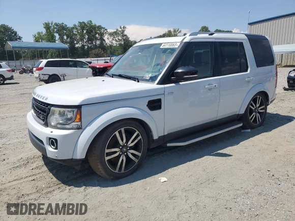 2016 Land Rover LR4 HSE Lux with VIN SALAK2V63GA824983, listed as a Copart auction lot 64110065 with 136,364 mi miles and Clean title. Bid and sale history available at DreamBid. Image 1.