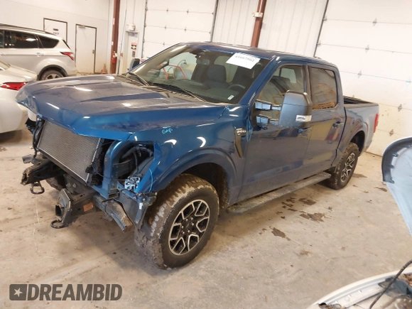 2023 Ford F-150 XL with VIN 1FTFW1E57PKE79681, listed as a IAAI auction lot 41667502 with 17,198 mi miles. Bid and sale history available at carsss.com. Image 17.