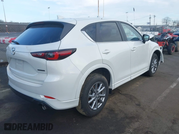 2025 Mazda CX-5 2.5 S Select Package with VIN JM3KFBBL6S0553546, listed as a IAAI auction lot 41485769 with 7,593 mi miles. Bid and sale history available at carsss.com. Image 4.