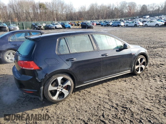 2016 Volkswagen Golf GTI SE w/Performance Pkg with VIN 3VW547AU1GM005376, listed as a Copart auction lot 84518784 with 61,049 mi miles and Salvage Title. Bid and sale history available at carsss.com. Image 3.