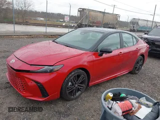 2025 Toyota Camry LE with VIN 4T1DAACK6SU052760, listed as a IAAI auction lot 41923980 with 5,586 mi miles and . Bid and sale history available at DreamBid. Image 19.