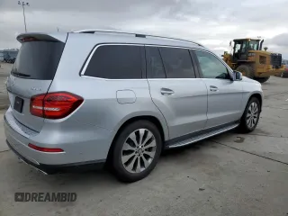 2017 Mercedes-Benz GLS with VIN 4JGDF6EEXHA791789, listed as a Copart auction lot 36477163 with 117,161 mi miles. Bid and sale history available at carsss.com. Image 3.