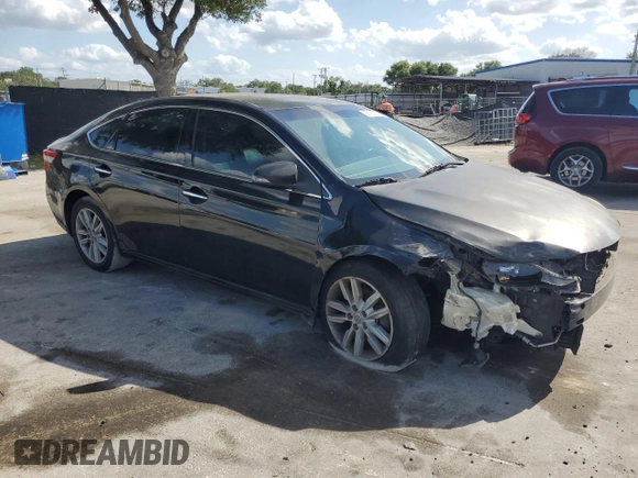 2013 Toyota Avalon XLE with VIN 4T1BK1EB2DU019243, listed as a Copart auction lot 55155725 with 256,267 mi miles and Salvage Title. Bid and sale history available at DreamBid. Image 4.