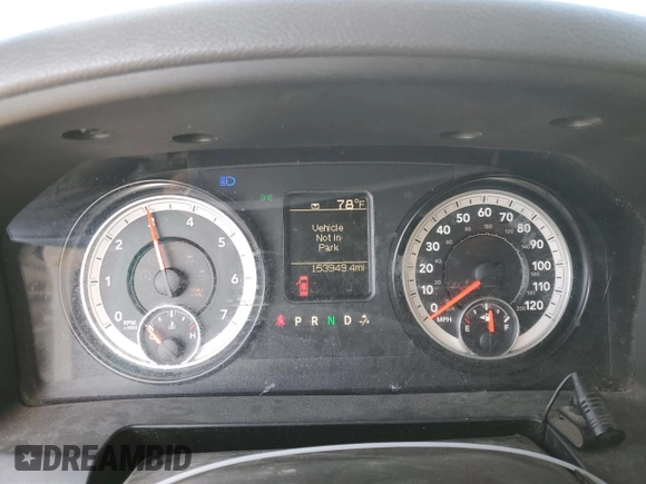 2015 Ram 1500 Express with VIN 3C6RR6KT1FG632900, listed as a Copart auction lot 49971475 with 153,949 mi miles and Salvage title. Bid and sale history available at DreamBid. Image 9.