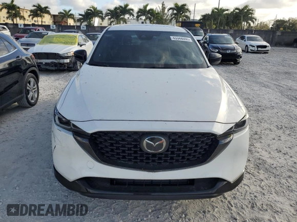 2024 Mazda CX-5 2.5 Carbon Turbo with VIN JM3KFBAY3R0445814, listed as a Copart auction lot 43348095 with 5,257 mi miles and Salvage Title. Bid and sale history available at carsss.com. Image 5.