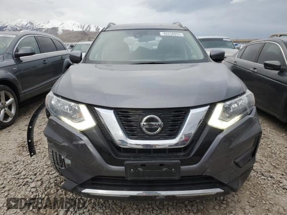 2020 Nissan Rogue S with VIN JN8AT2MV7LW135429, listed as a Copart auction lot 48258855 with 44,973 mi miles and Salvage Title. Bid and sale history available at carsss.com. Image 5.