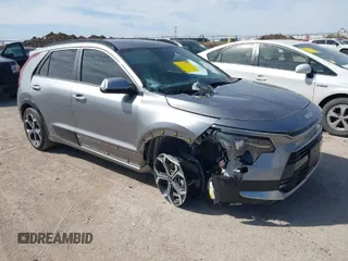 2024 Kia Niro EX Touring with VIN KNDCR3LE0R5142697, listed as a IAAI auction lot 41783319 with 15,545 mi miles. Bid and sale history available at carsss.com. Image 1.