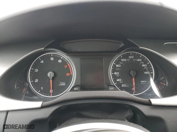 2012 Audi A4 2.0T Premium Plus with VIN WAUFFAFL3CN008503, listed as a Copart auction lot 44443545 with 0 mi miles and Salvage Title. Bid and sale history available at carsss.com. Image 9.