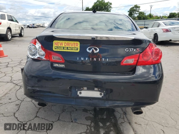 2013 Infiniti G37 x z VIN JN1CV6AR6DM754732, wystawiony jako Copart lot #58971955 z przebiegiem 153 184 mil mil oraz Szkoda całkowita • Salvage title. Historia ofert i sprzedaży dostępna na DreamBid. Obrazek 6.