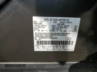 2018 Ford Explorer Sport z VIN 1FM5K8GT6JGA51523, wystawiony jako Copart lot #59205555 z przebiegiem 169 601 mil mil oraz Szkoda całkowita • Salvage title. Historia ofert i sprzedaży dostępna na DreamBid. Obrazek 13.