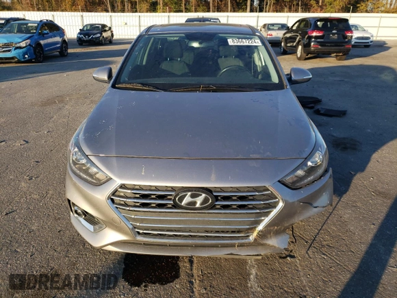 2022 Hyundai Accent Limited with VIN 3KPC34A61NE159171, listed as a Copart auction lot 83667224 with 77,327 mi miles and Salvage Title. Bid and sale history available at carsss.com. Image 5.