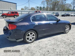 2004 Infiniti G35 w/Leather with VIN JNKCV51F64M710399, listed as a Copart auction lot 50804035 with 186,738 mi miles and Salvage Title. Bid and sale history available at DreamBid. Image 3.