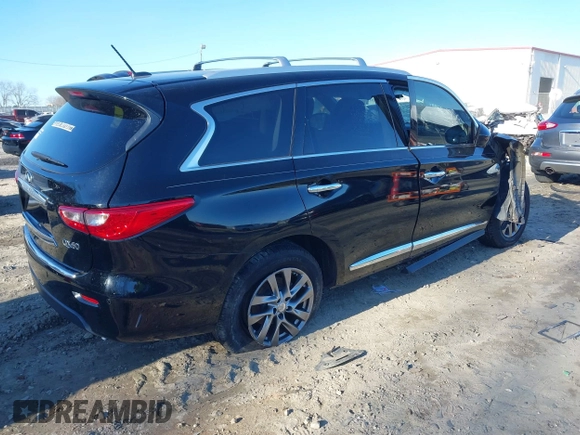 2015 Infiniti QX60 with VIN 5N1AL0MN6FC544720, listed as a IAAI auction lot 41335980 with Not Provided miles. Bid and sale history available at carsss.com. Image 4.
