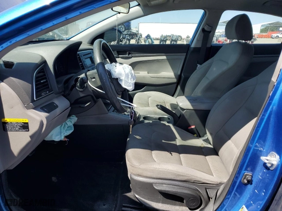 2017 Hyundai Elantra SE with VIN KMHD74LF1HU422072, listed as a Copart auction lot 50090895 with 164,987 mi miles and Salvage Title. Bid and sale history available at carsss.com. Image 7.