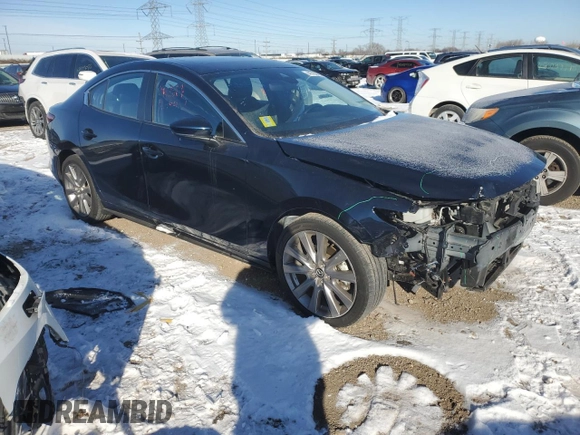 2021 Mazda 3 Preferred with VIN JM1BPBCL0M1331151, listed as a Copart auction lot 41792425 with 48,295 mi miles and Salvage Title. Bid and sale history available at DreamBid. Image 4.
