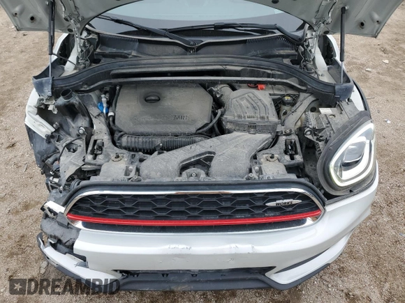 2022 MINI Countryman John Cooper Works with VIN WMZ33BS00N3N91322, listed as a Copart auction lot 59467765 with 43,726 mi miles and Salvage title. Bid and sale history available at DreamBid. Image 11.