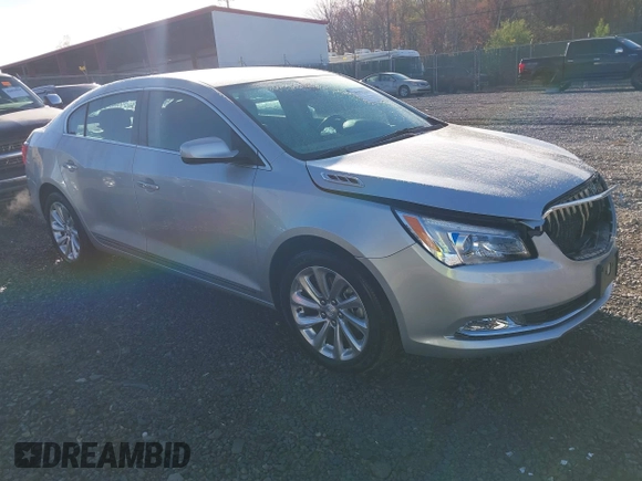 2014 Buick LaCrosse with VIN 1G4GA5G33EF215381, listed as a IAAI auction lot 42092301 with 36,625 mi miles. Bid and sale history available at carsss.com. Image 1.