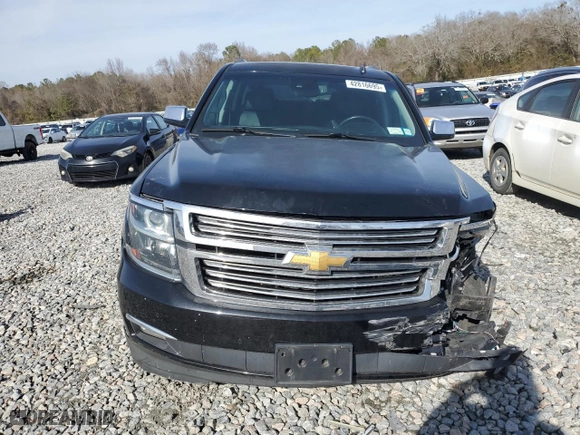 2015 Chevrolet Tahoe LTZ with VIN 1GNSKCKC9FR191554, listed as a Copart auction lot 42816695 with 98,394 mi miles and Salvage Title. Bid and sale history available at carsss.com. Image 5.