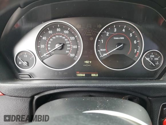 2013 BMW 3 Series 328i with VIN WBA3A5C58DF603776, listed as a Copart auction lot 55836635 with 155,944 mi miles and Clean Title. Bid and sale history available at carsss.com. Image 9.