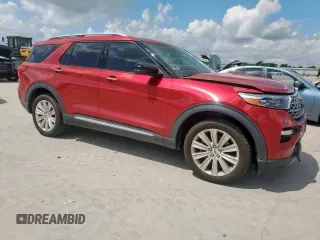 2020 Ford Explorer Limited z VIN 1FMSK8FH2LGD03528, wystawiony jako Copart lot #62380955 z przebiegiem 53 991 mil mil oraz Szkoda całkowita • Salvage title. Historia ofert i sprzedaży dostępna na DreamBid. Obrazek 4.
