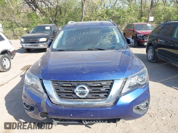 2017 Nissan Pathfinder SV with VIN 5N1DR2MM0HC695523, listed as a IAAI auction lot 42075860 with 156,725 mi miles and . Bid and sale history available at DreamBid. Image 6.
