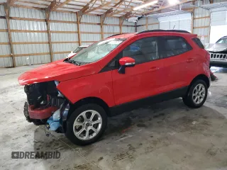 2020 Ford EcoSport SE z VIN MAJ6S3GL1LC392887, wystawiony jako Copart lot #51913975 z przebiegiem 54 425 mil mil oraz Szkody całkowita. Historia ofert i sprzedaży dostępna na DreamBid. Obrazek 1.