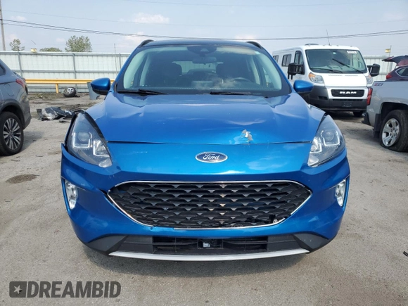 2021 Ford Escape SEL with VIN 1FMCU9H63MUA70536, listed as a Copart auction lot 59967975 with 79,389 mi miles and Salvage title. Bid and sale history available at DreamBid. Image 5.