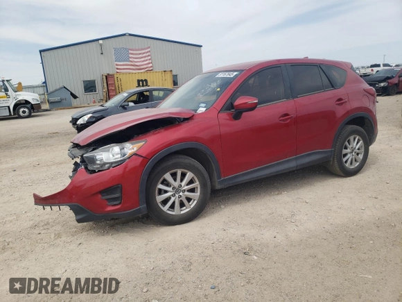 2016 Mazda CX-5 Sport with VIN JM3KE2BY8G0874641, listed as a Copart auction lot 51167845 with 104,571 mi miles and Clean Title. Bid and sale history available at carsss.com. Image 1.