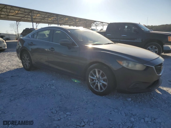 2014 Mazda Mazda6 i Sport with VIN JM1GJ1U61E1156291, listed as a Copart auction lot 46307905 with 155,730 mi miles and Salvage Title. Bid and sale history available at carsss.com. Image 4.