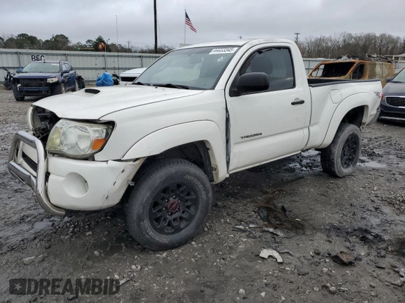 2008 Toyota Tacoma PreRunner with VIN 5TENX62N98Z478572, listed as a Copart auction lot 44653345 with 219,176 mi miles and Salvage title. Bid and sale history available at DreamBid. Image 1.