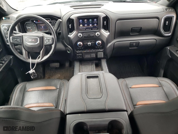 2019 GMC Sierra 1500 AT4 with VIN 3GTP9EEL2KG149027, listed as a Copart auction lot 45293045 with 56,328 mi miles and Salvage Title. Bid and sale history available at carsss.com. Image 8.