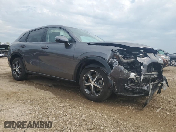 2024 Honda HR-V EX-L with VIN 3CZRZ2H72RM746142, listed as a Copart auction lot 59105515 with 10,962 mi miles and Salvage title. Bid and sale history available at DreamBid. Image 4.