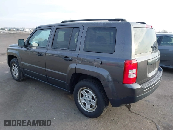 2017 Jeep Patriot Sport SE with VIN 1C4NJPBA3HD166261, listed as a IAAI auction lot 41285535 with 99,600 mi miles and . Bid and sale history available at DreamBid. Image 3.