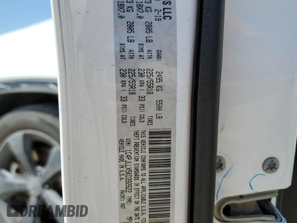 2019 Jeep Cherokee Latitude Plus with VIN 1C4PJLLX5KD392622, listed as a Copart auction lot 50386515 with 111,787 mi miles and Salvage Title. Bid and sale history available at carsss.com. Image 13.
