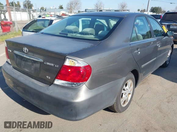 2005 Toyota Camry LE with VIN 4T1BF32K35U590150, listed as a IAAI auction lot 41614295 with 180,627 mi miles and . Bid and sale history available at DreamBid. Image 4.