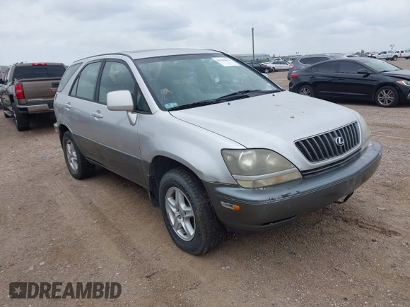 1999 Lexus RX 300 with VIN JT6HF10UXX0083402, listed as a IAAI auction lot 42102612 with 192,697 mi miles and . Bid and sale history available at DreamBid. Image 1.