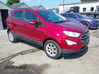 2018 Ford EcoSport SE с VIN MAJ3P1TE5JC164095, выставлен на аукционе IAAI как лот 42419188 с пробегом 108 881 миль миль и . История ставок и продаж доступна на DreamBid. Изображение 1.