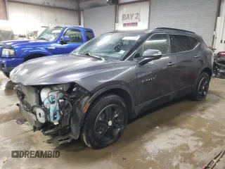 2021 Chevrolet Blazer LT z VIN 3GNKBHR46MS522760, wystawiony jako Copart lot #89177745 z przebiegiem Nie podano mil oraz Szkoda całkowita • Salvage title. Historia ofert i sprzedaży dostępna na DreamBid. Obrazek 1.