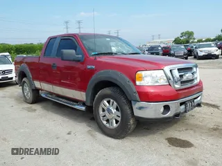 2008 Ford F-150 XLT с VIN 1FTPX14V88FB43762, выставлен на аукционе IAAI как лот 42453523 с пробегом 129 783 миль миль и . История ставок и продаж доступна на DreamBid. Изображение 1.