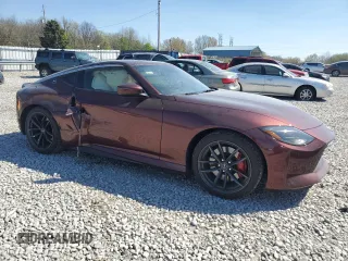 2024 Nissan Z Performance with VIN JN1BZ4BH3RM360302, listed as a Copart auction lot 50648515 with 17,627 mi miles and Salvage Title. Bid and sale history available at DreamBid. Image 4.