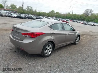 2012 Hyundai Elantra GLS with VIN 5NPDH4AEXCH095704, listed as a IAAI auction lot 42093583 with 99,154 mi miles. Bid and sale history available at carsss.com. Image 4.
