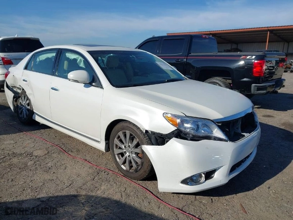 2011 Toyota Avalon with VIN 4T1BK3DB4BU438365, listed as a IAAI auction lot 41831347 with 128,579 mi miles. Bid and sale history available at carsss.com. Image 1.
